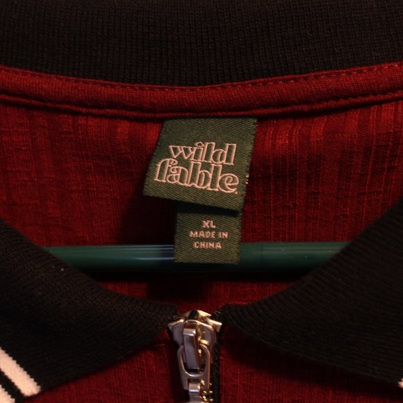 Maroon casual polo dress - Picture 2 of 3